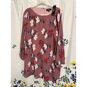 NWT Lulu Mauve Floral Dress